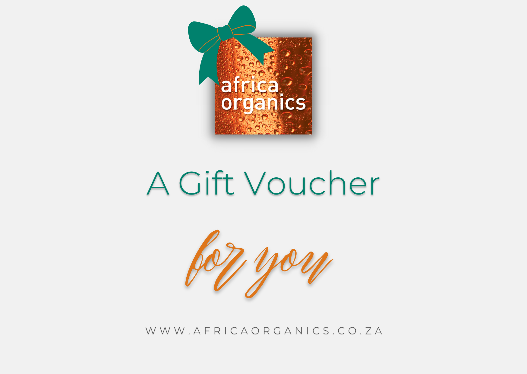 Gift Voucher Africa Organics